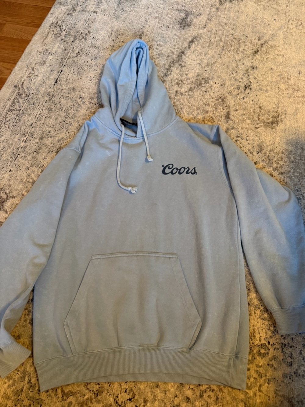 Coors Men’s Light Blue Pullover Hoodie